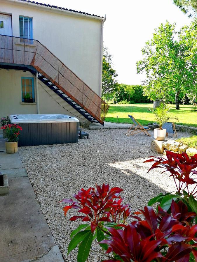 Gite Dans Une Ambiance Vegetale Avec Spa Privatif Jazennes Exterior foto
